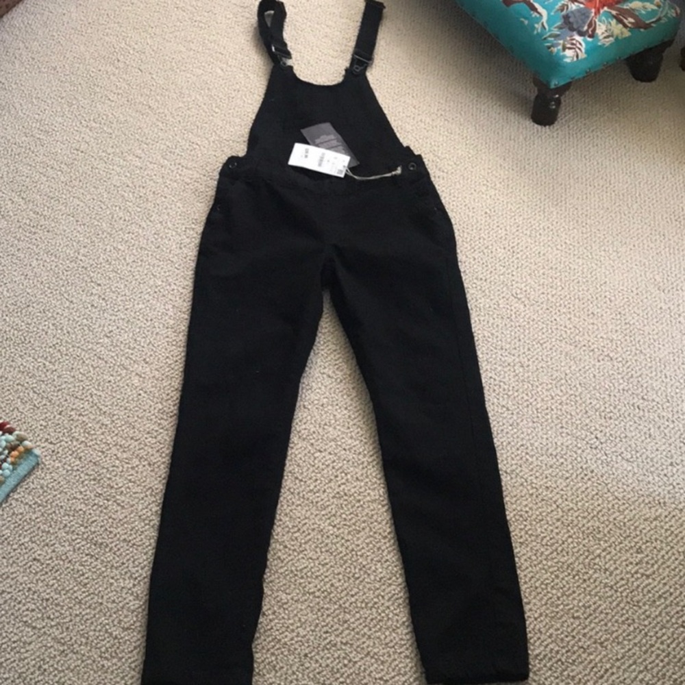 Zara Black Overalls